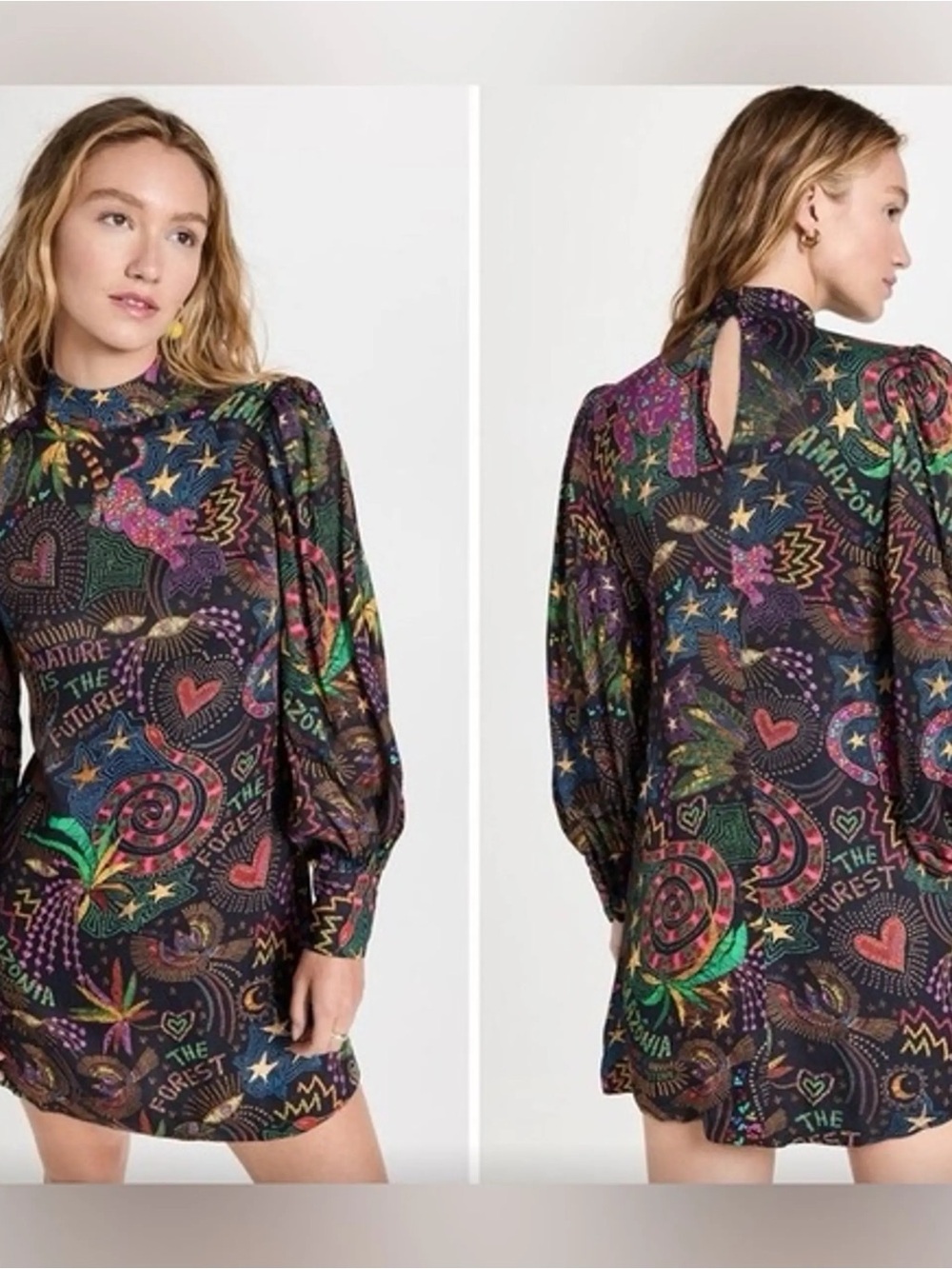 Farm Rio Amazonia Mini Dress small